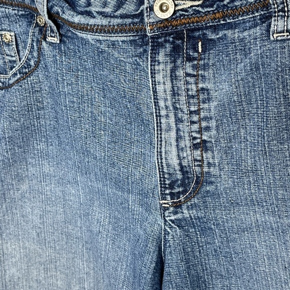 Faded Glory Blue Jean Shorts Sz 16 - Picture 3 of 6